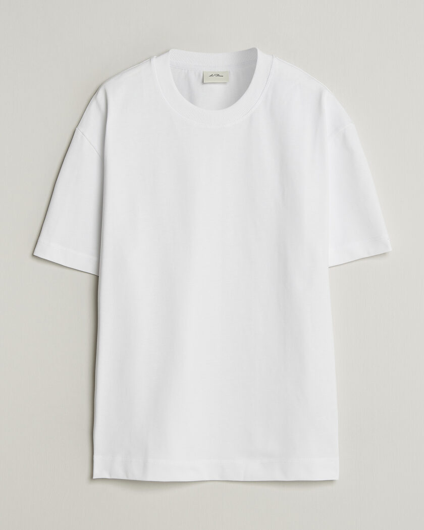 LES DEUX Carl Heavyweight T-Shirt White – Hvid