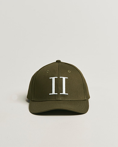 Les Deux Encore Organic Baseball Cap Olive Night – Grøn