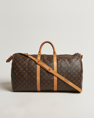 Louis Vuitton Pre-Owned Keepall Bandouliére 55 Monogram – Brun