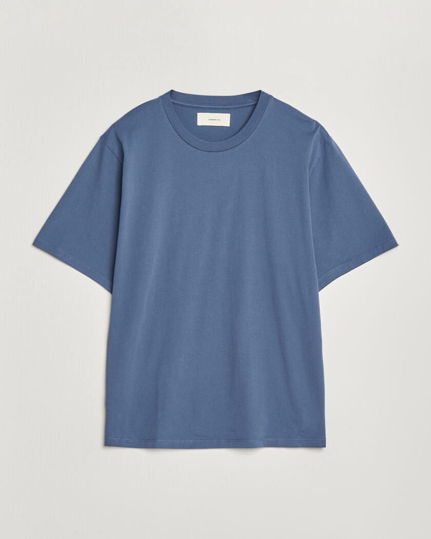 Jeanerica Delon Crew Neck T-Shirt Blue – Blå
