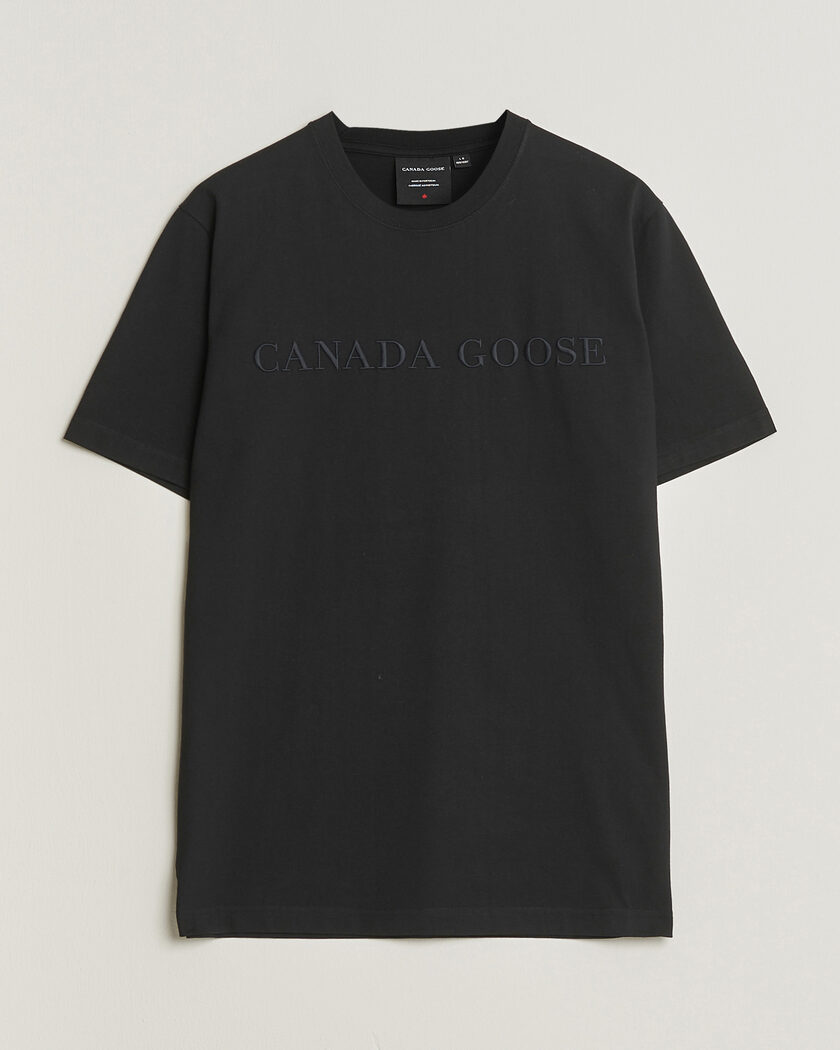 Canada Goose Vantage Wordmark T-Shirt Black – Sort