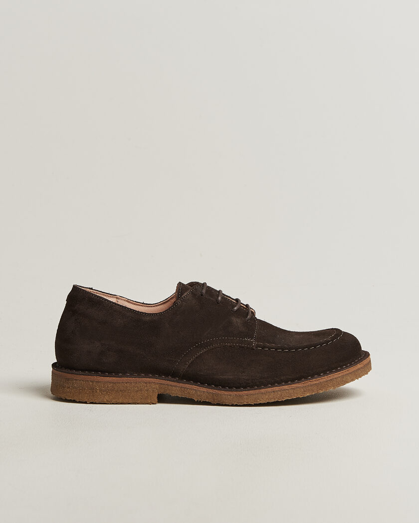 Astorflex Carlflex Derby Dark Brown Suede – Brun