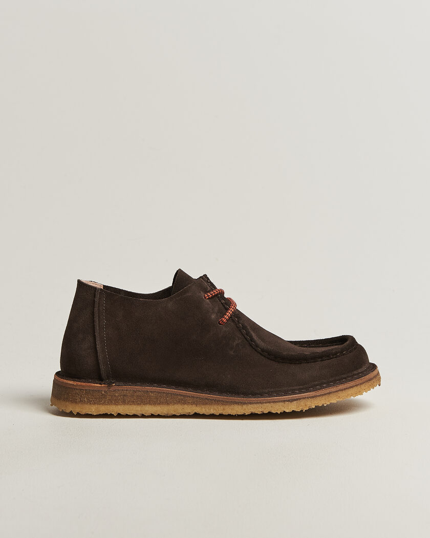 Astorflex Beenflex Shoes Dark Brown Suede – Brun