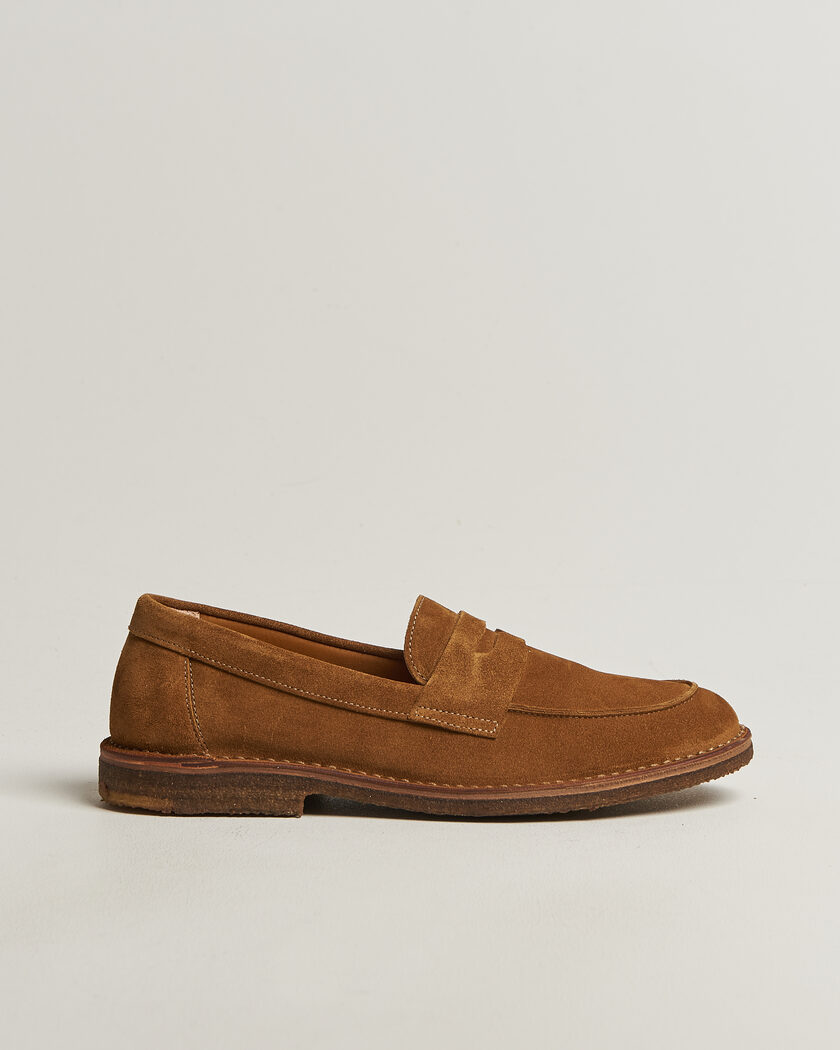 Astorflex Sadelflex Loafers Whiskey Suede – Brun