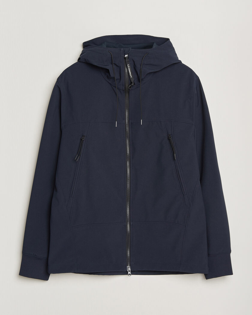 C.P. Company Shell-R Goggle Hood Jacket Navy – Blå