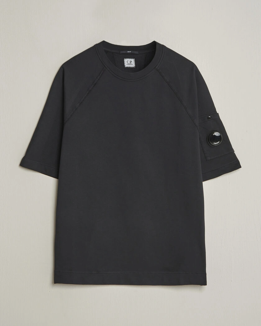 C.P. Company Heavy Weight Lens T-Shirt Black – Sort
