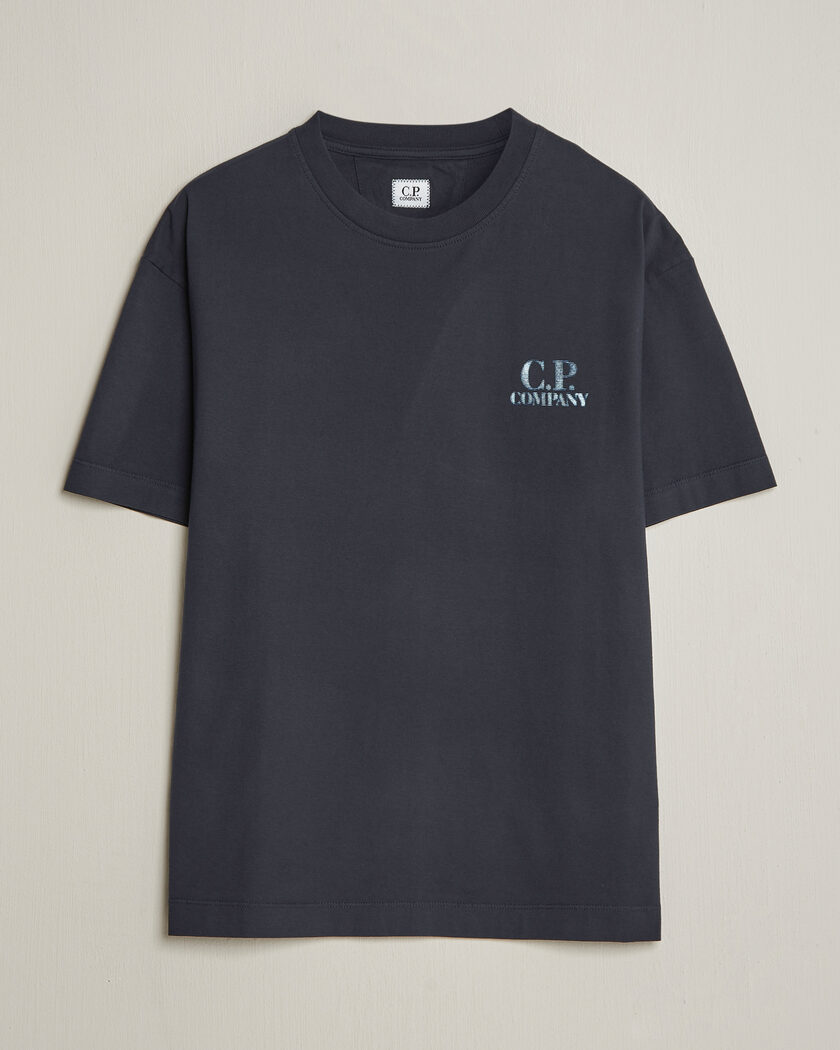 C.P. Company Short Sleeve Back Print T-Shirt Navy – Blå