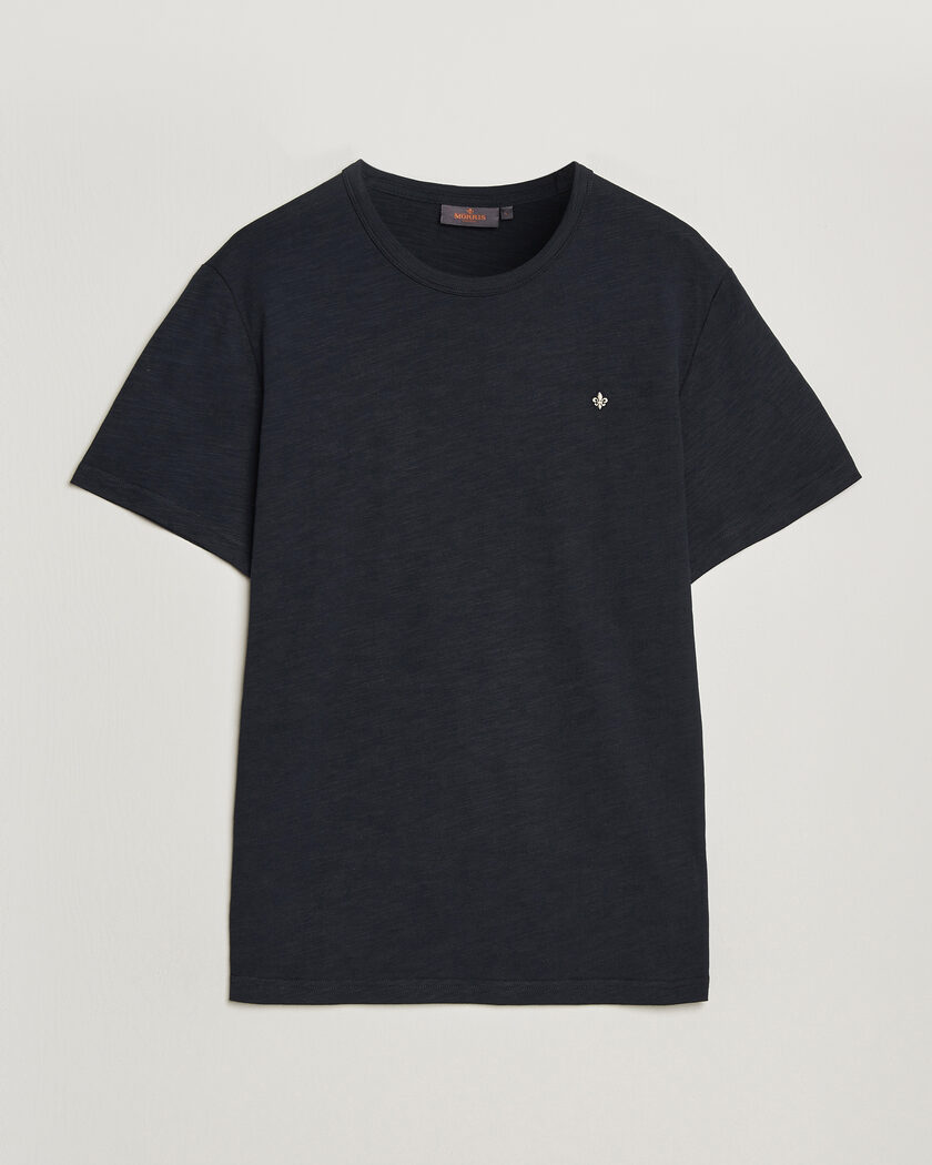 Morris Watson Slub T-Shirt Dark Blue – Blå