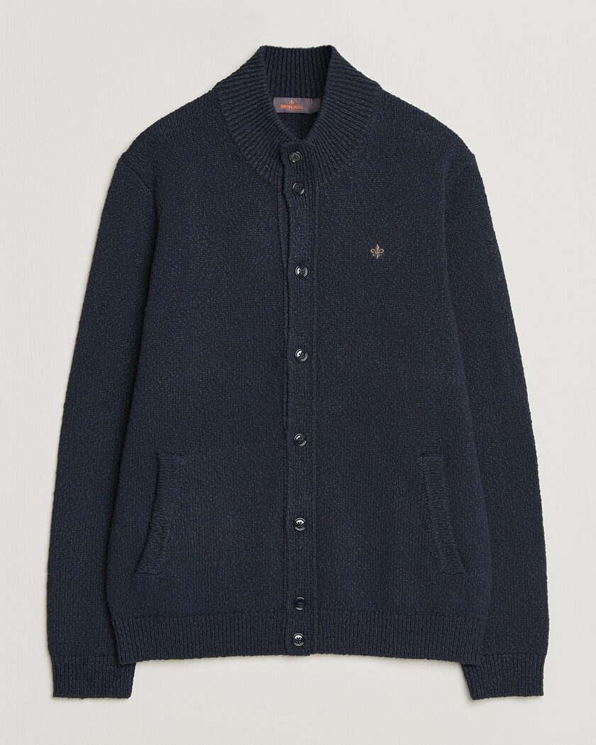 Morris Windham Button Cardigan Navy – Blå