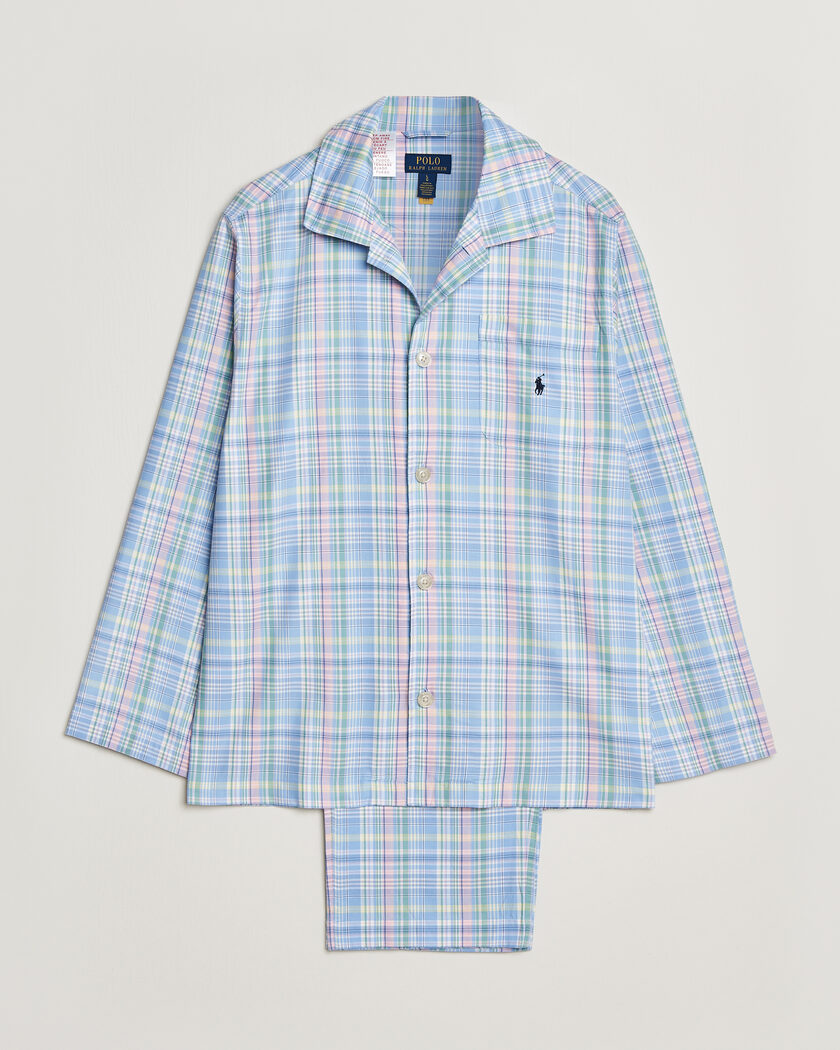 Polo Ralph Lauren Cotton Checked Pyjama Set Multi – Flerfarvet