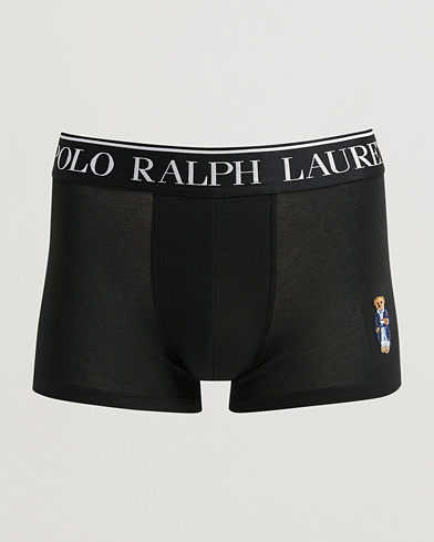 Polo Ralph Lauren Cotton Bear Trunk Polo Black – Sort