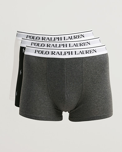 Polo Ralph Lauren 3-Pack Trunk White/Grey/Black – Flerfarvet