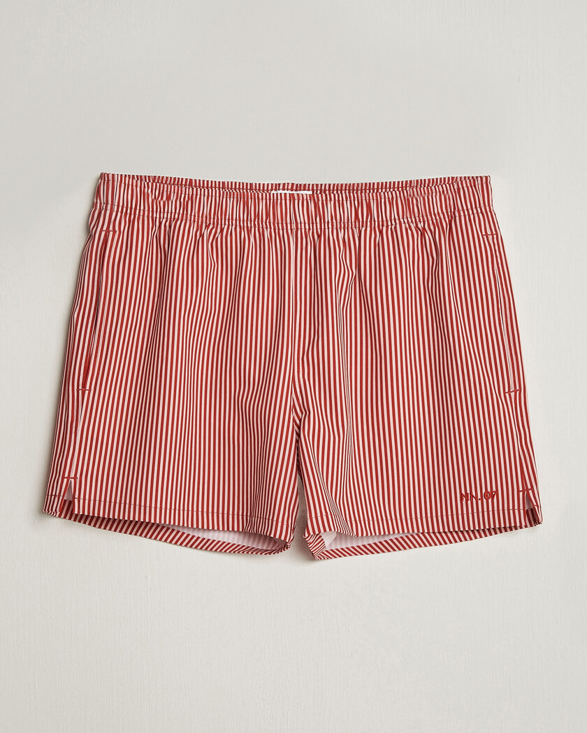 NN07 Holiday Swimshorts Red/White – Rød