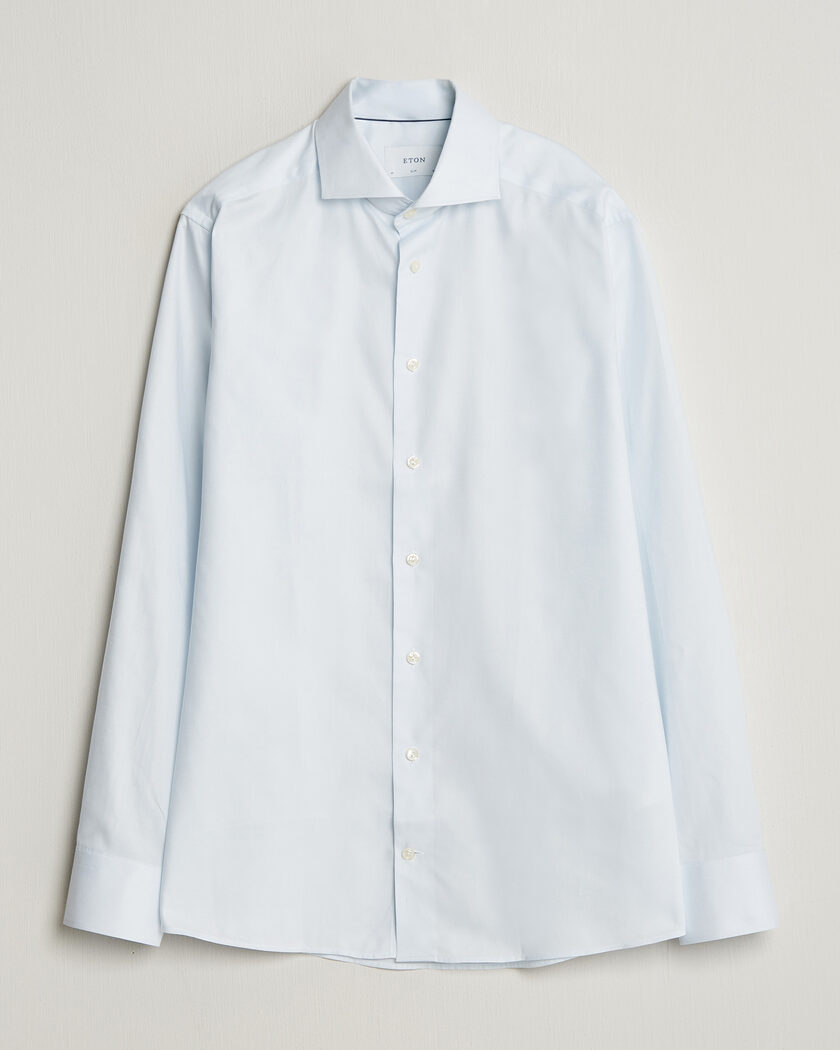 Eton Slim Fit Signature Oxford Shirt Light Blue – Blå