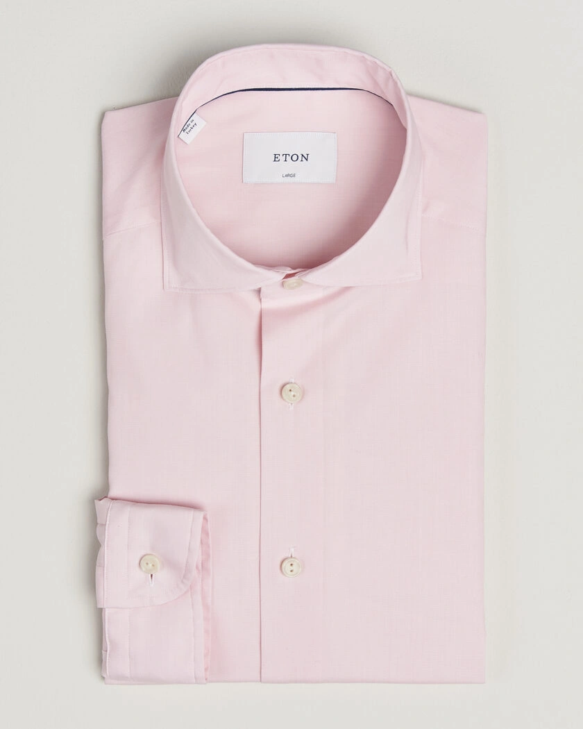 Eton Casual Fit Breeze Poplin Shirt Pink – Pink