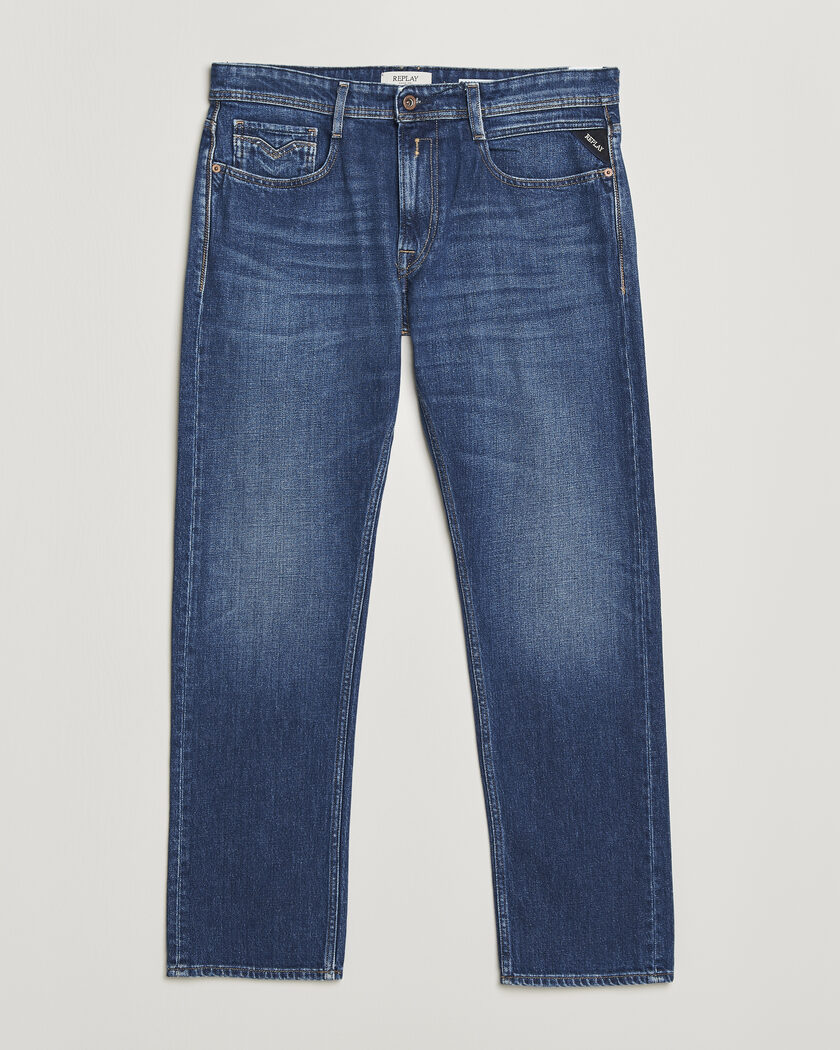 Replay Rocco Comfort Fit Original Jeans Dark Blue – Blå
