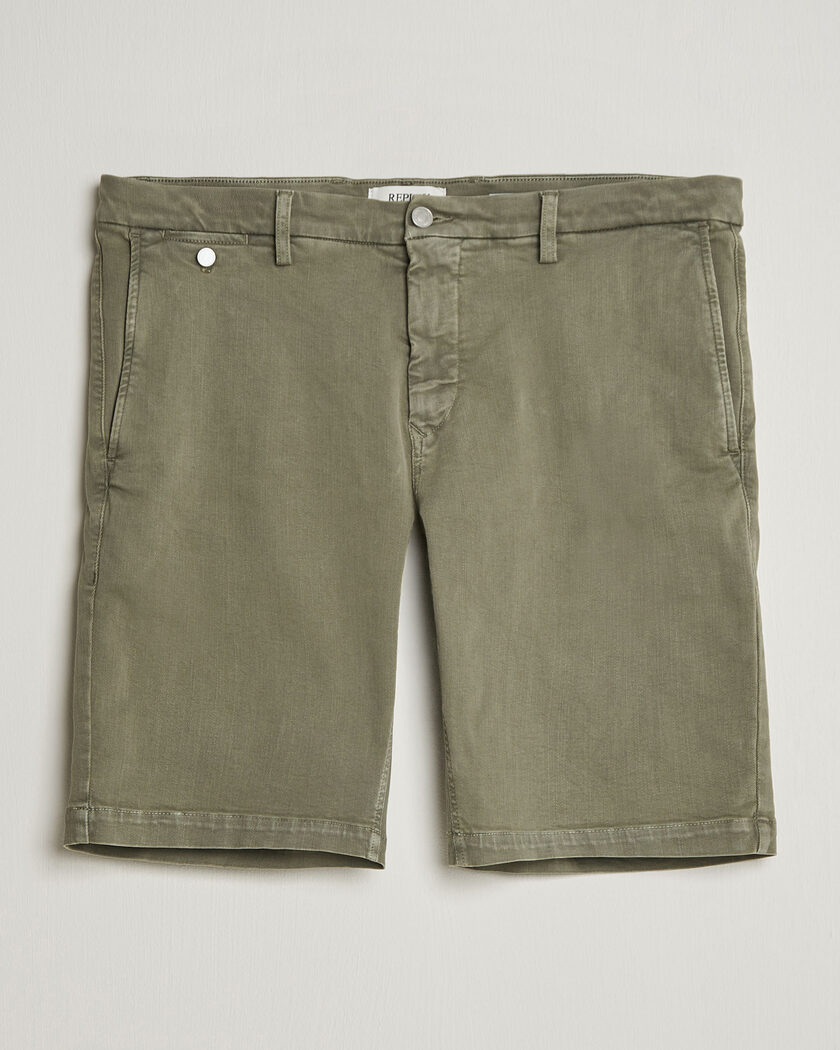 Replay Benni Hyperflex Shorts Military Green – Grøn