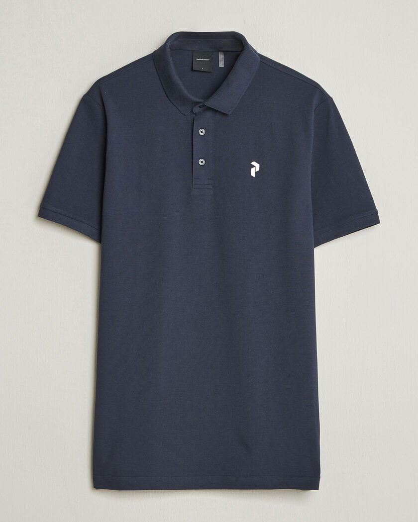 Peak Performance Classic Cotton Polo Blue Shadow – Blå