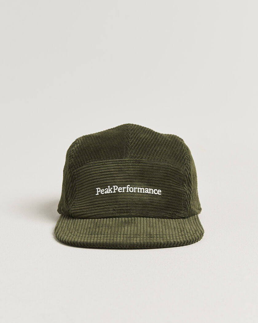 Peak Performance Cord Cap Pine Needle – Grøn