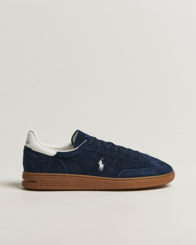 Polo Ralph Lauren Bedford Suede Sneakers Navy/Deckwash White – Blå
