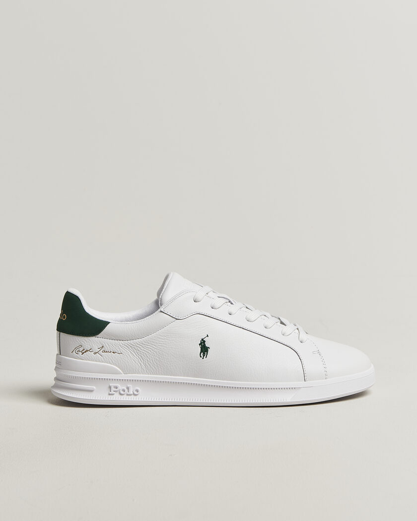 Polo Ralph Lauren Heritage Court II Sneakers White/New Fores – Hvid