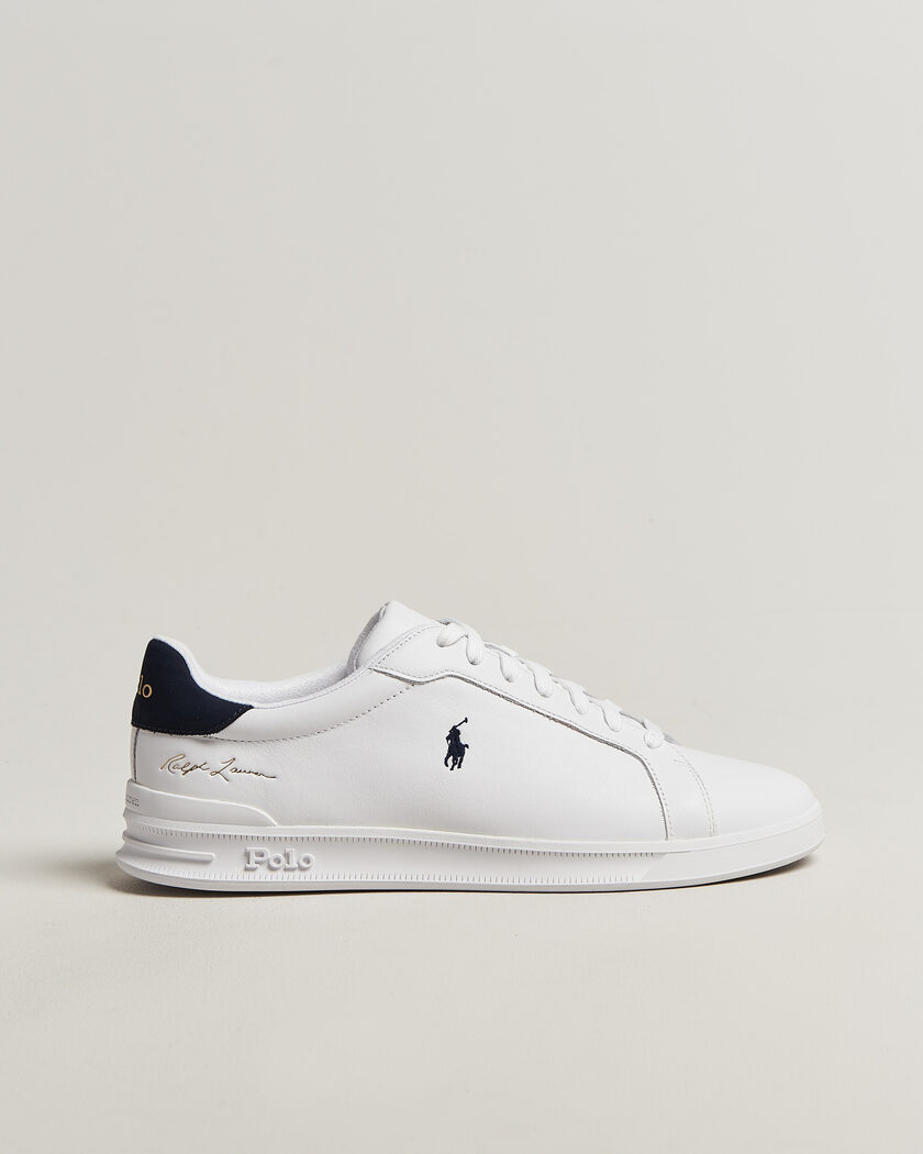 Polo Ralph Lauren Heritage Court II Sneakers White/Navy – Blå