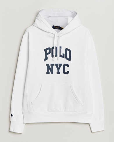 Polo Ralph Lauren Athletic Fleece Hoodie White – Hvid