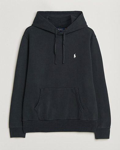 Polo Ralph Lauren Loopback Terry Hoodie Polo Black – Sort