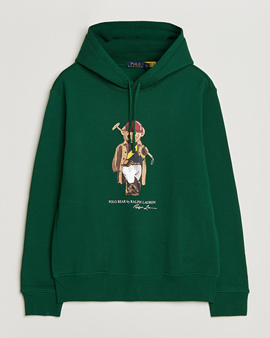 Polo Ralph Lauren Fleece Bear Hoodie New Forest – Grøn
