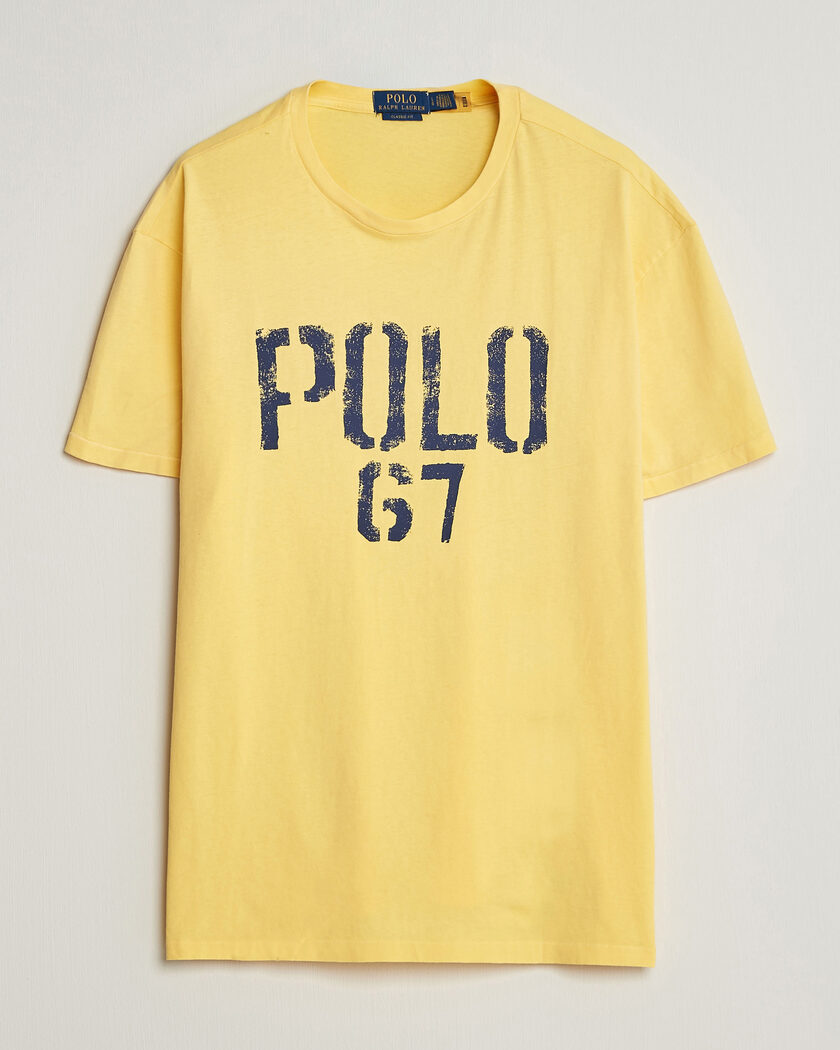 Polo Ralph Lauren Jersey Logo T-Shirt Resort Gold – Gul