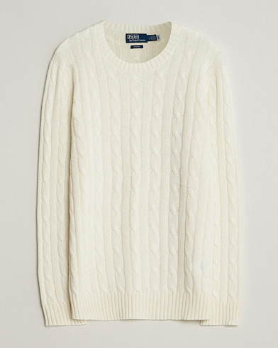 Polo Ralph Lauren Cashmere Sweater Cream – Hvid