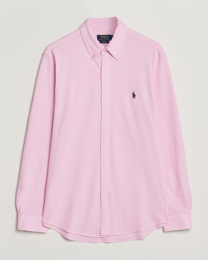 Polo Ralph Lauren Featherweight Mesh Shirt Carmel Pink – Pink