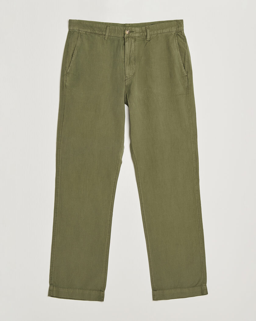 Polo Ralph Lauren Linen Cotton Pants Garden Trail – Grøn