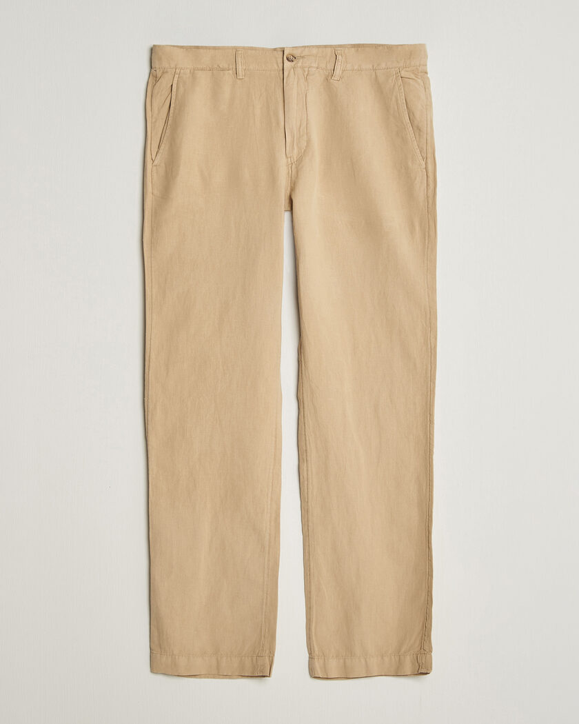  Polo Ralph Lauren Linen Cotton Pants Coastal Beige – Beige