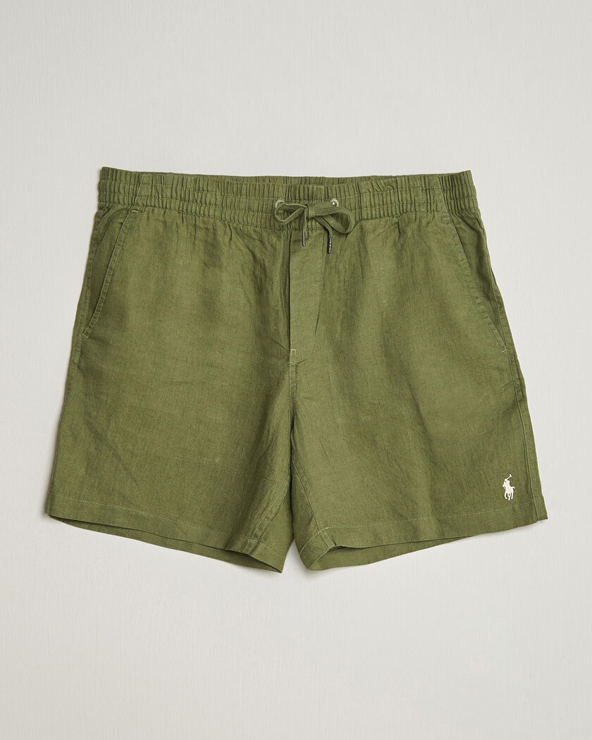 Polo Ralph Lauren Dyed Linen Shorts Garden Trail – Grøn
