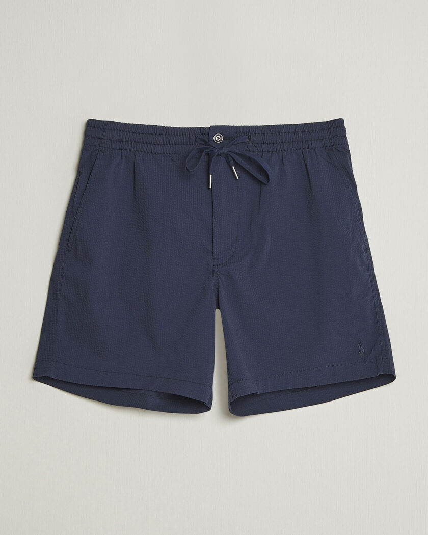 Polo Ralph Lauren Seersucker Shorts Newport Navy – Blå