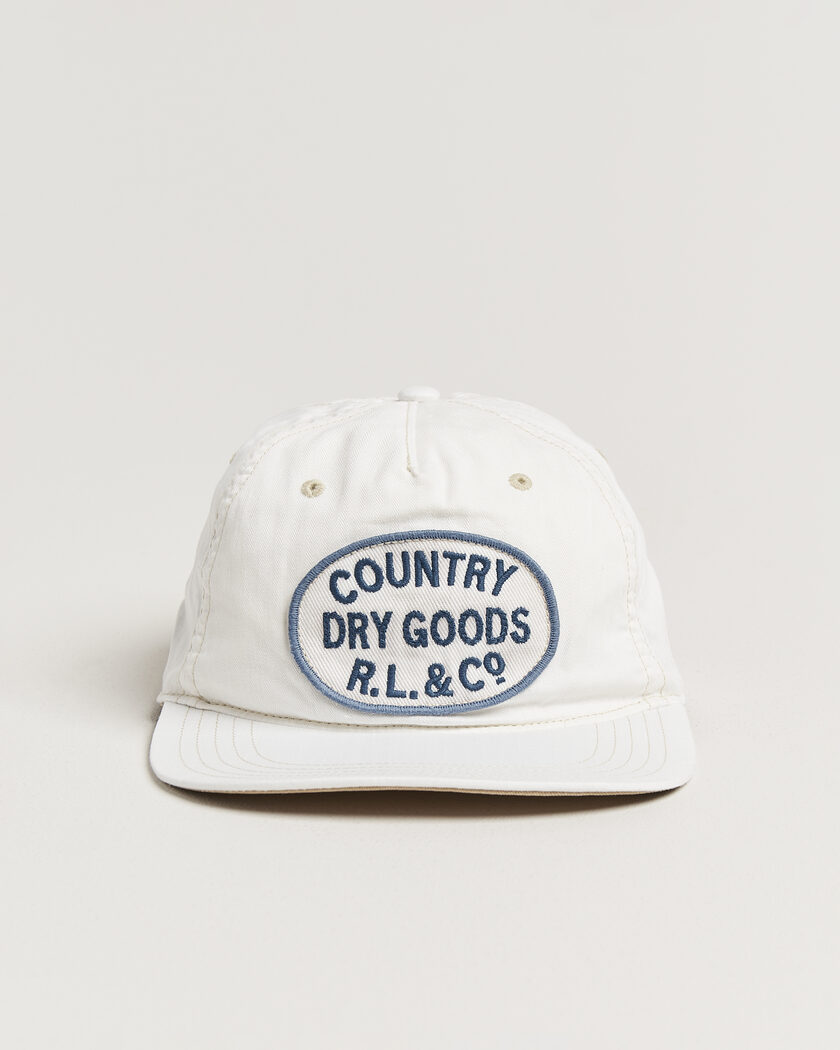 Polo Ralph Lauren Cotton Herringbone Cap White – Hvid