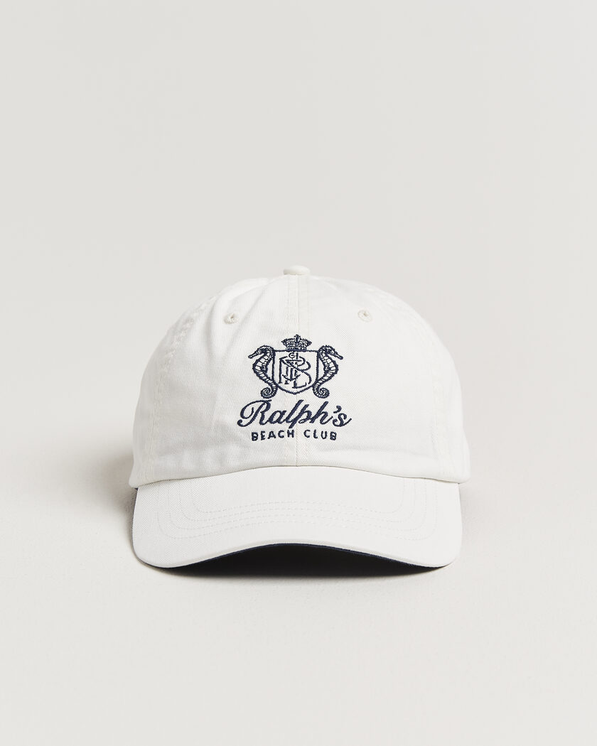 Polo Ralph Lauren Ralph's Beach Club Cap Clubhouse Cream – Hvid