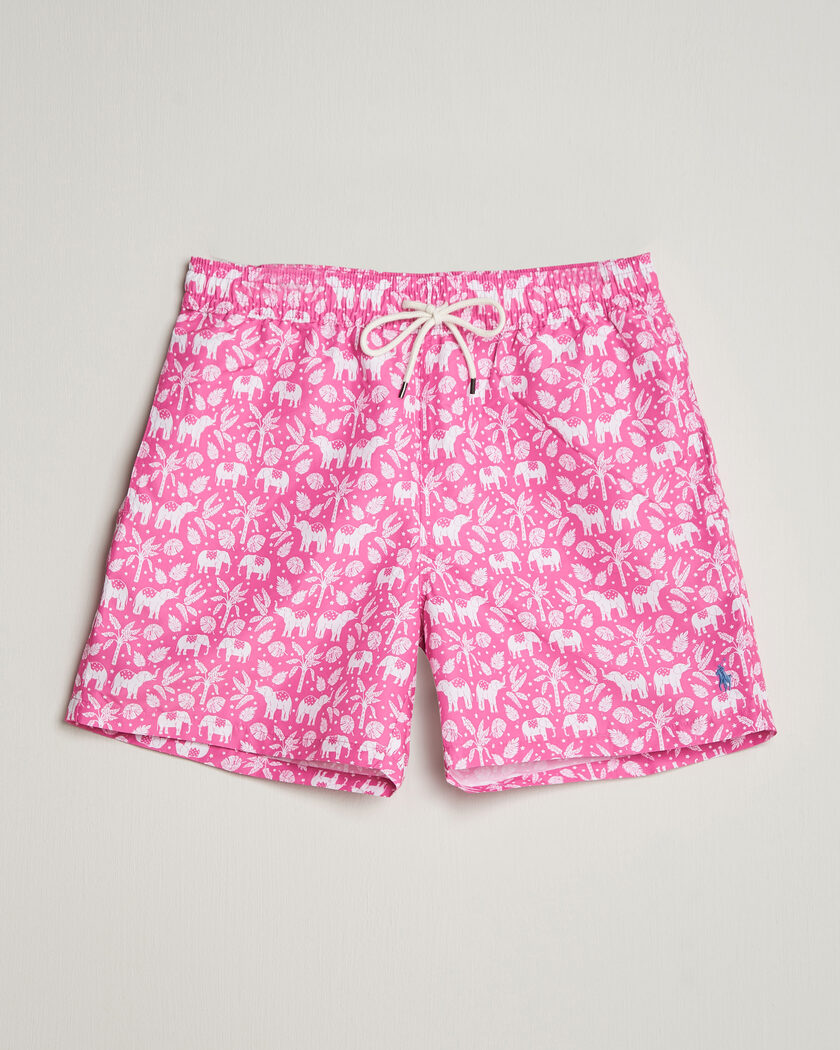 Polo Ralph Lauren Traveler Print Mid Trunk Pink – Pink