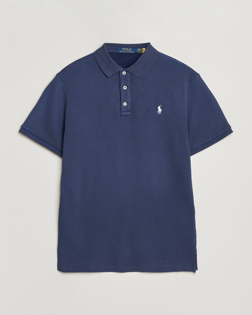 Polo Ralph Lauren Island Terry Polo Newport Navy – Blå