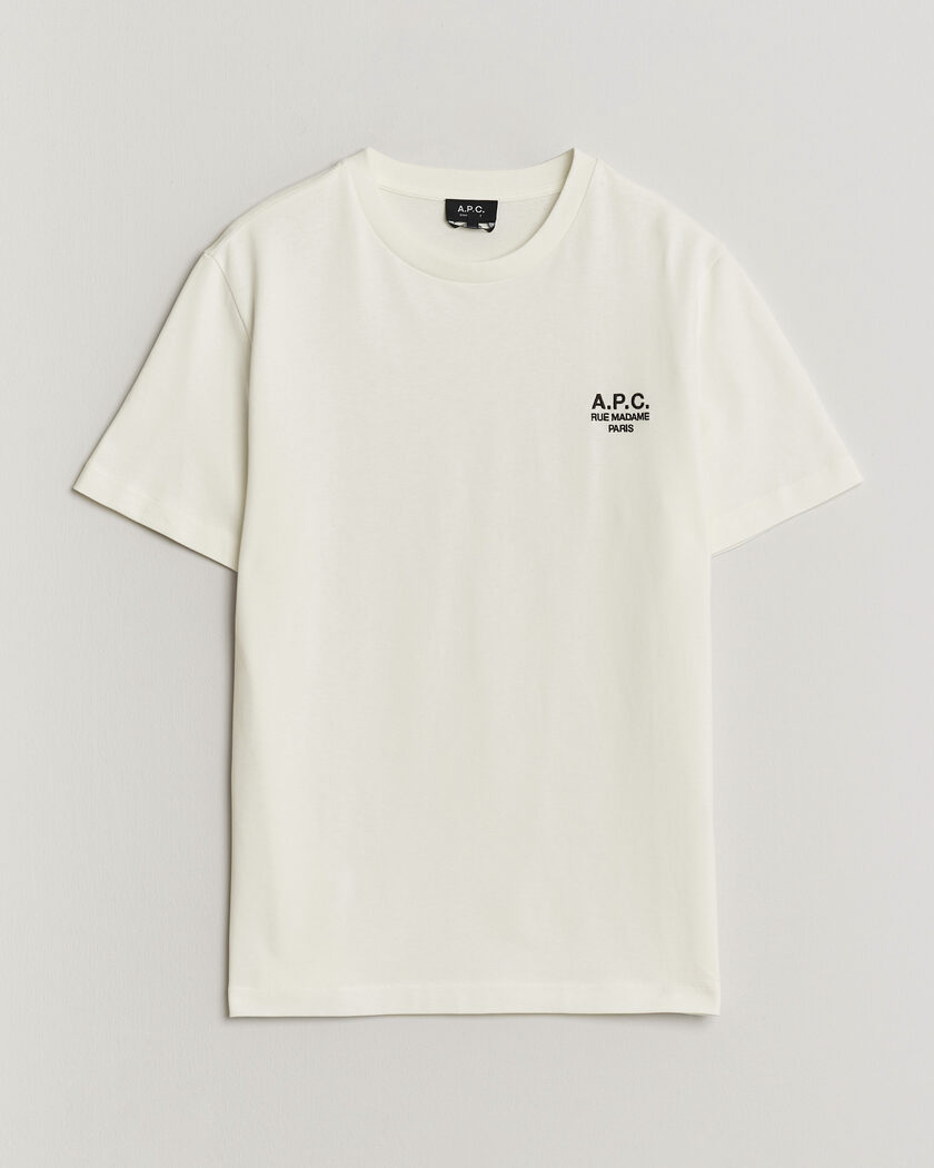 A.P.C. Rue Madame T-Shirt Off White – Hvid