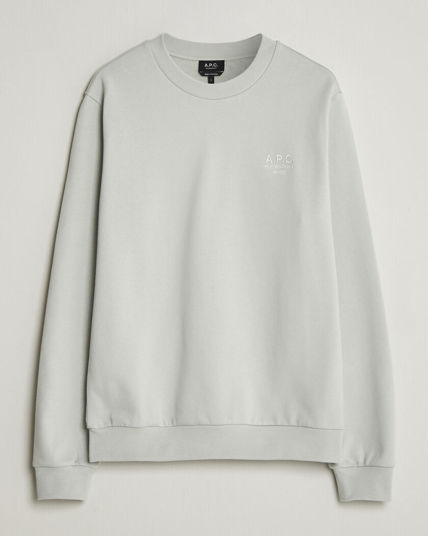 A.P.C. Rue Madame Sweatshirt Light Green – Grøn