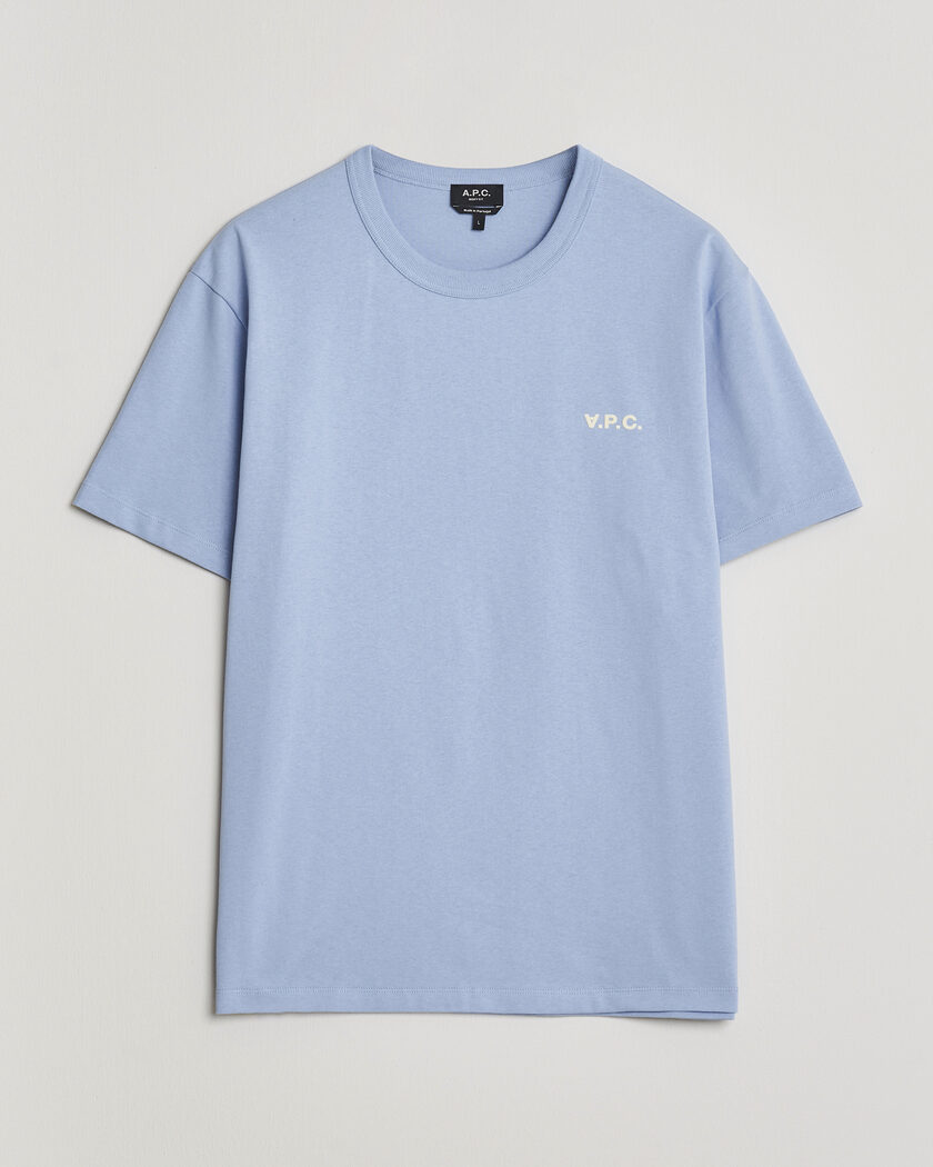 A.P.C. Boxy Fit Petit VPC T-Shirt Light Blue – Blå