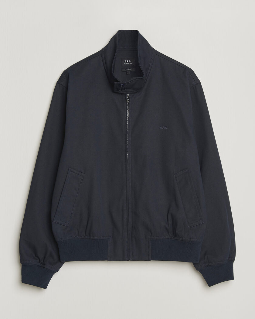 A.P.C. Zipped Jacket Dark Navy – Blå