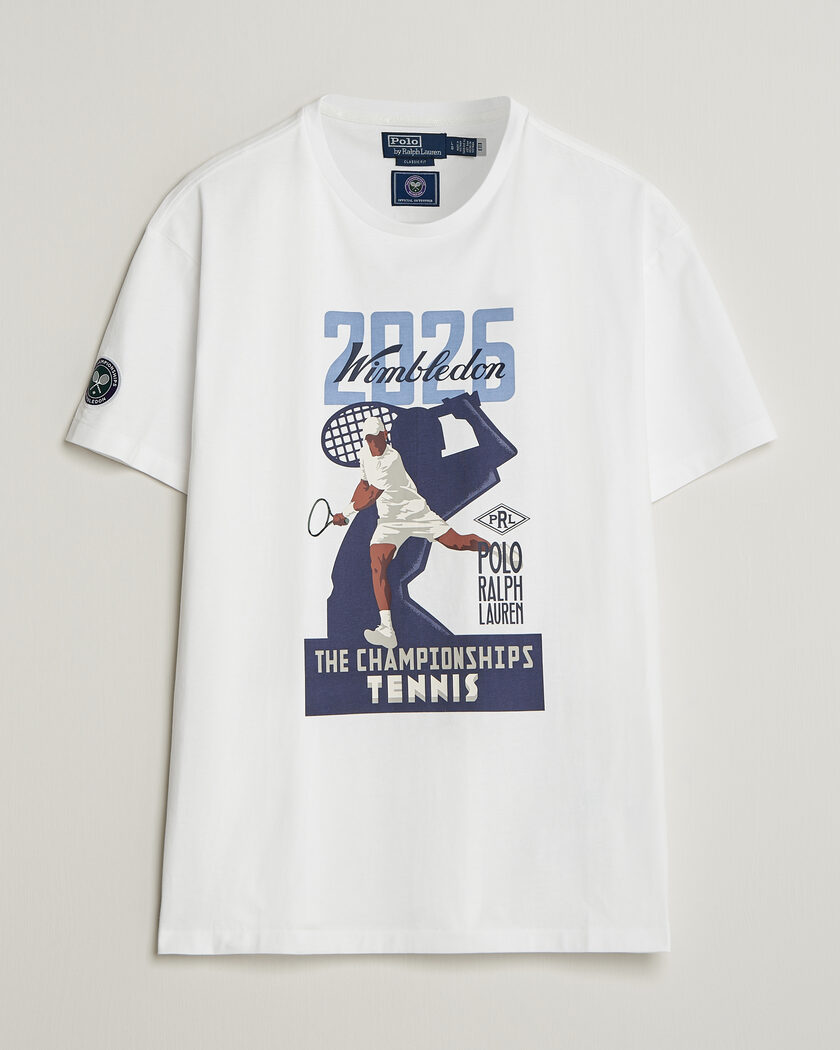 Polo Ralph Lauren Printed Championship Tee White – Hvid