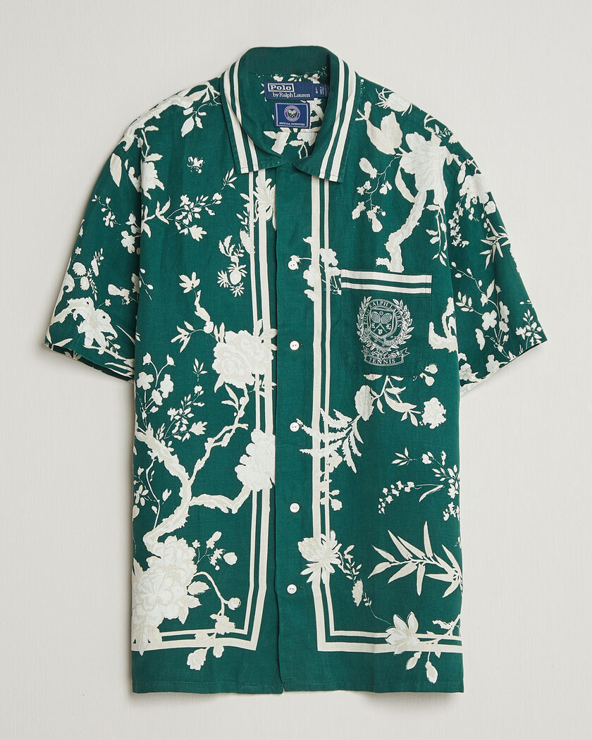 Polo Ralph Lauren Printed Short Sleeve Shirt Championship Floral – Grøn