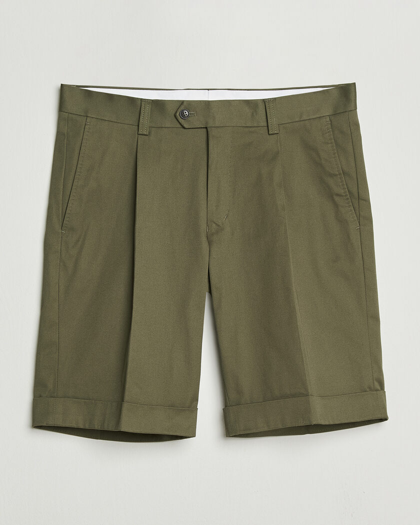 Tiger of Sweden Tenut Cotton Chino Shorts Kalamata Green – Grøn