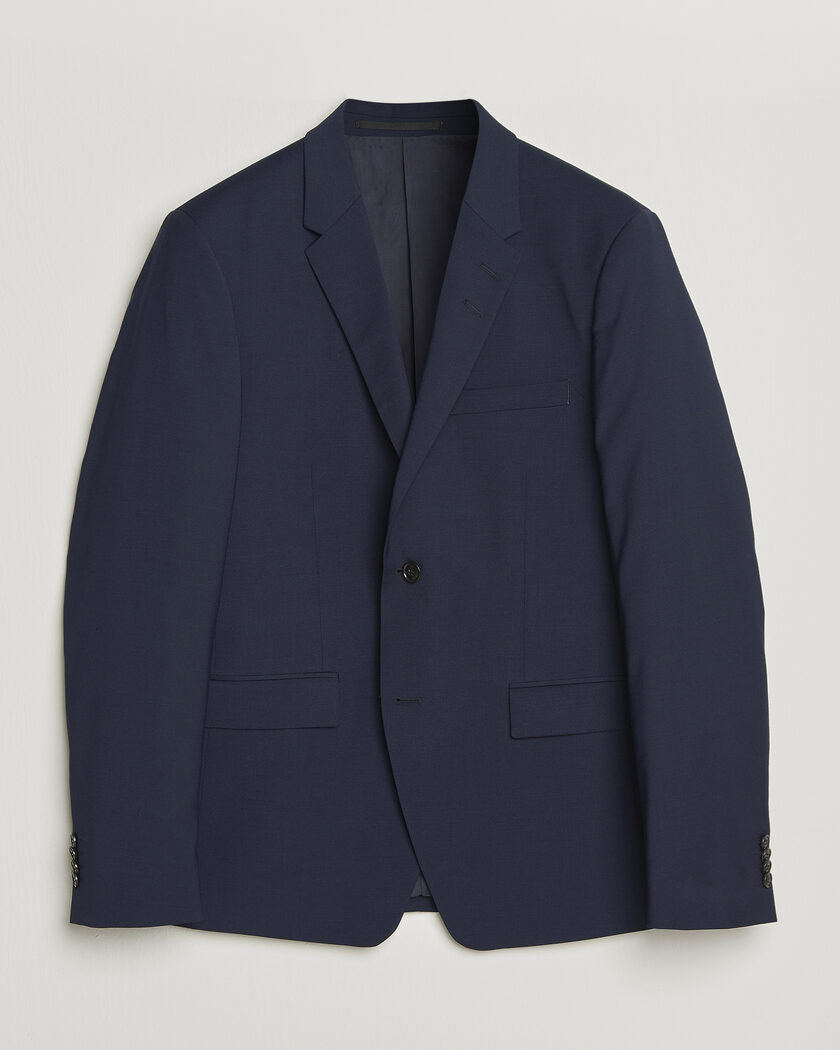 Tiger of Sweden Jamie Wool Travel Suit Blazer Royal Blue – Blå