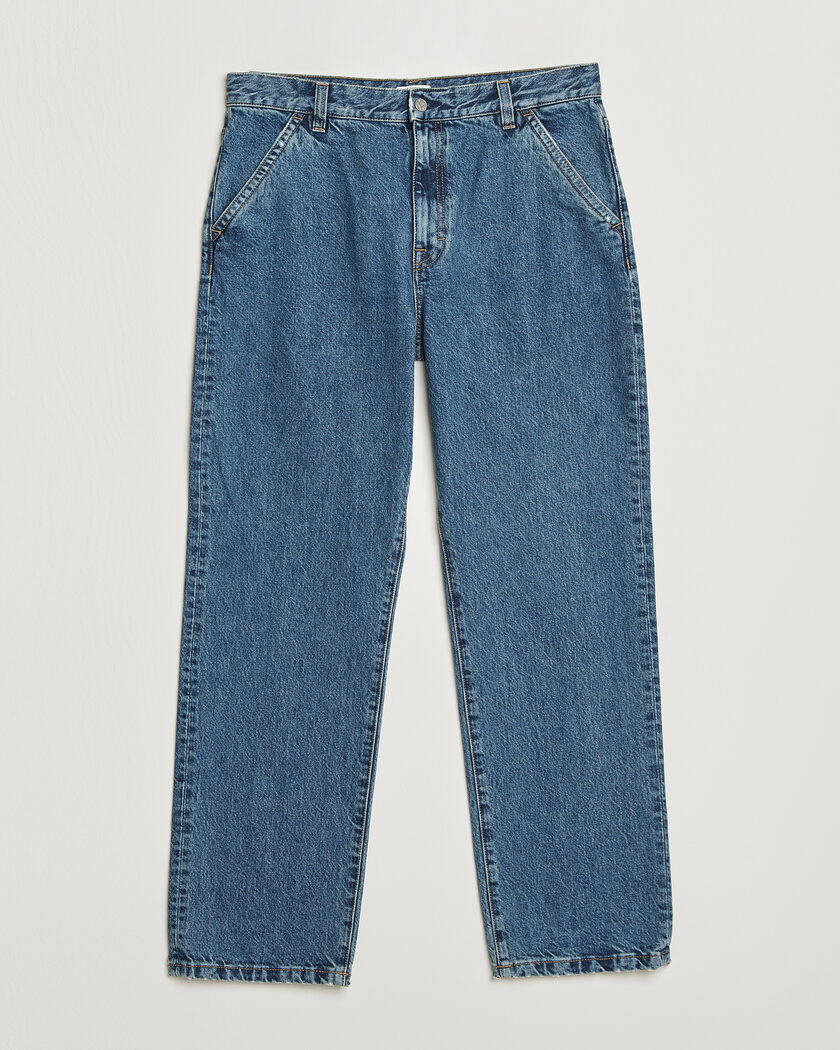 Filippa K Workwear Jeans Washed Mid Blue – Blå