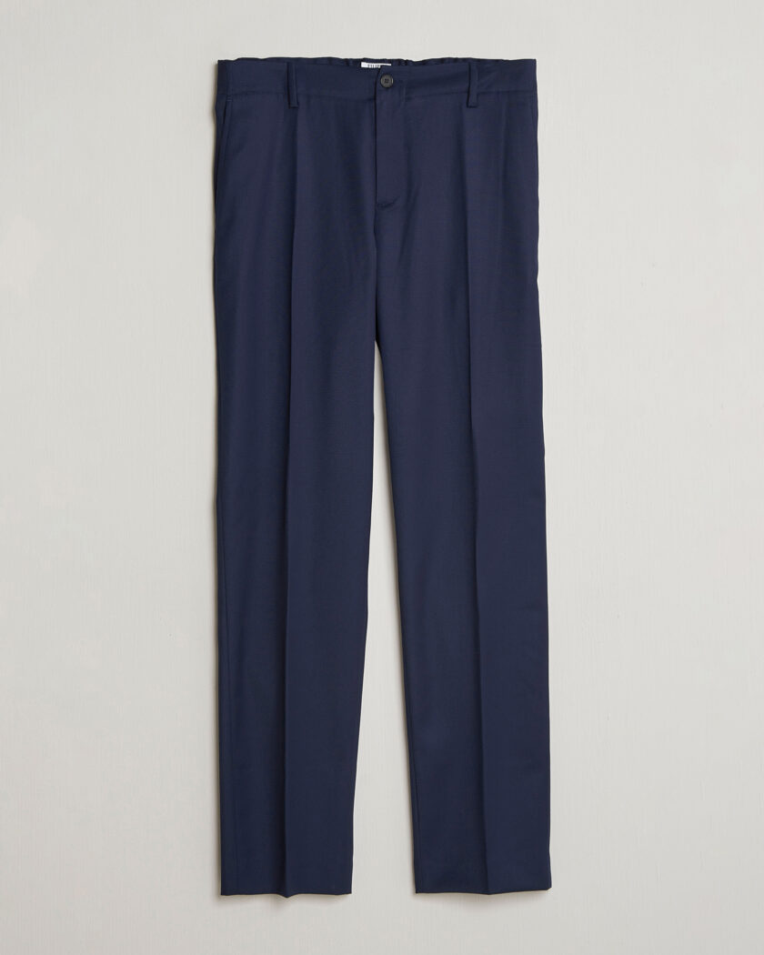 Filippa K Troy Tailored Drawstring Trousers Ink Navy – Blå